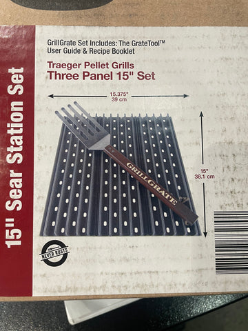 Grill Grates suit Traegar Pellet Grills - 15in set 129923